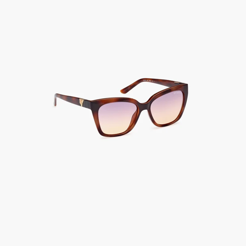 جس Gradient Brown Square Sunglasses for Women